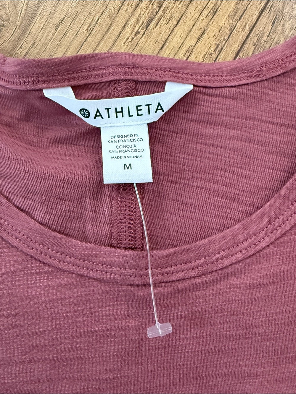Athleta Women's Dusty Rose Short Sleeve Crew Tee
